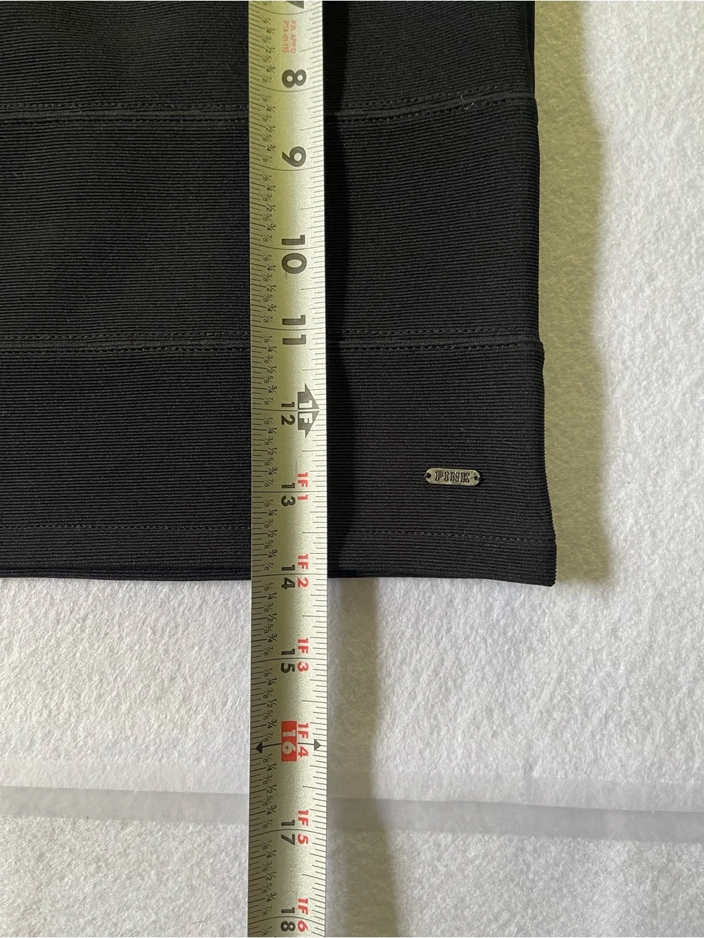 PINK Victoria's Secret Black Bandage-Style Mini Skirt